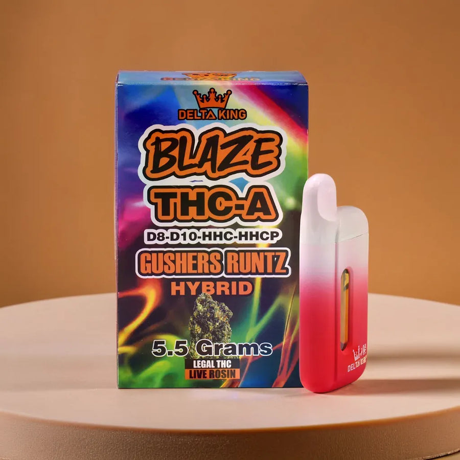 BLAZE THCA Delta 8 Vape :-Gushers Runtz