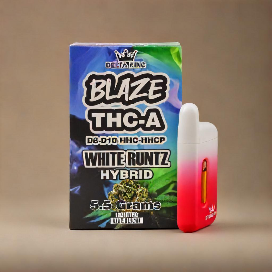 BLAZE THCA Delta 8 Vape - White Runtz