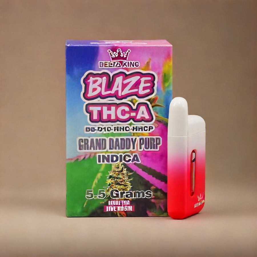 BLAZE THCA Delta 8 Vape - Grand Daddy Purple