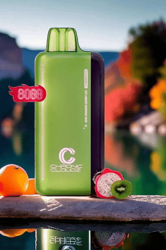 Chronic Cloudz Disposable Vape - 8000 PuffsKiwi Dragon Berry Ice - Smoke Outlet