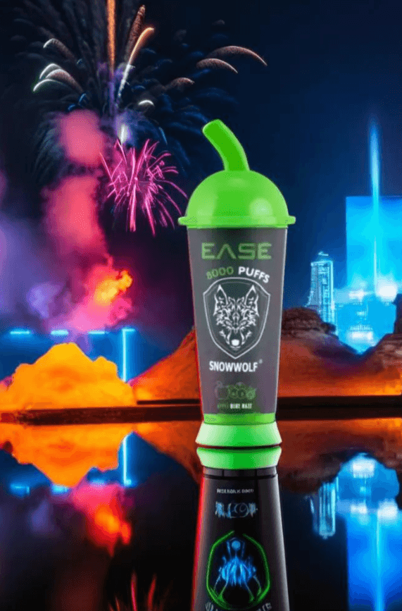 snow wolf Ease8000Puffs Apple_Blue_Razz - Smoke Outlet